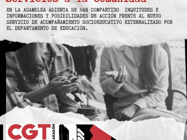 El Servicio de Acompañamiento Socioeducativo externalizado, otra oportunidad perdida para mejorar la inclusión en el sistema educativo.