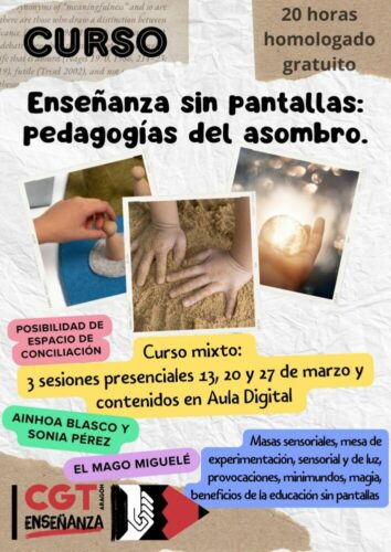 Curso Enseñanza sin pantallas