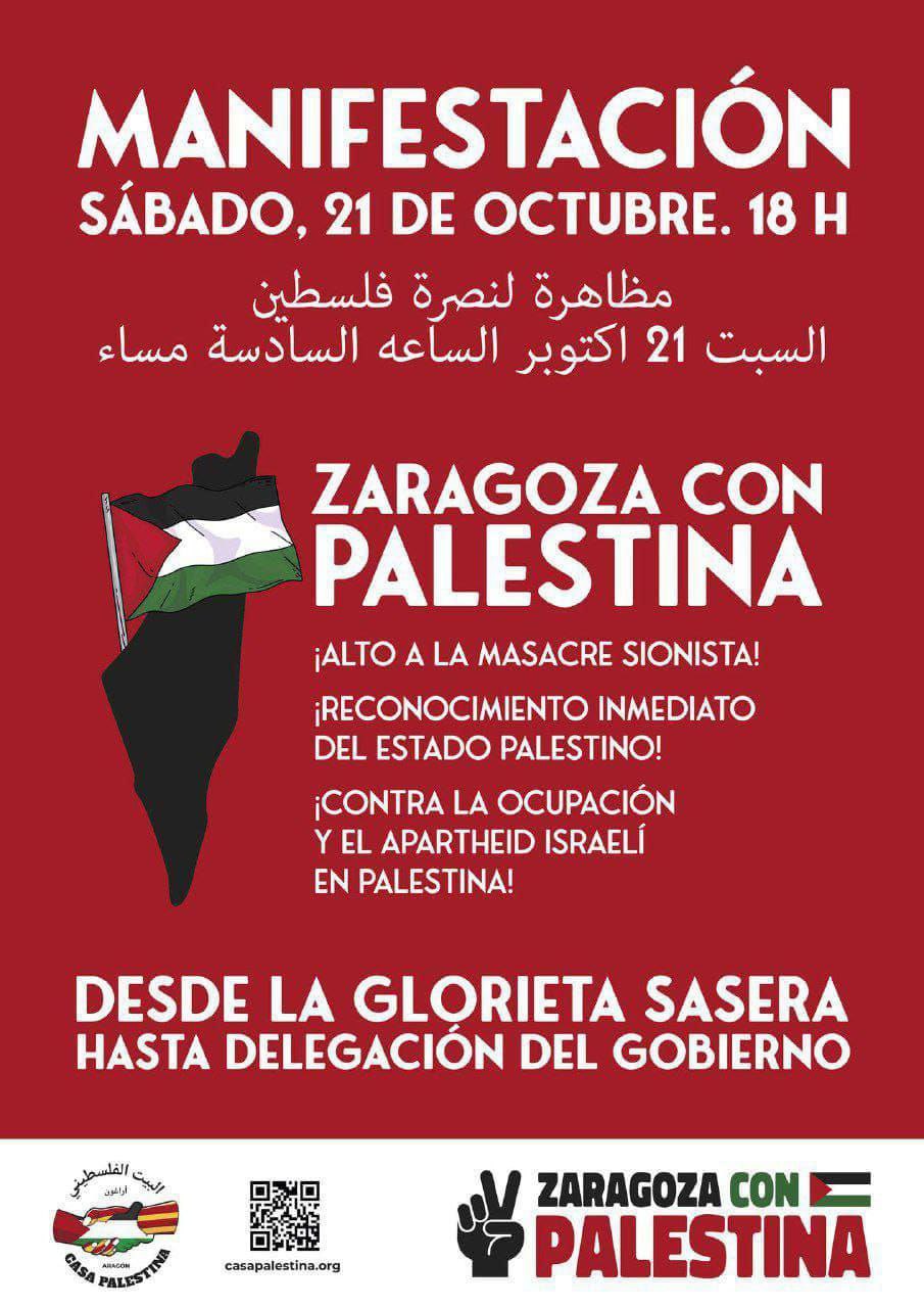 Manifestación contra el genocidio en Gaza