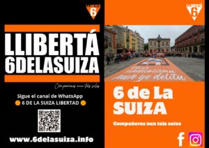 Concentración Solidaridad 6 de la Suiza @ Plaza España