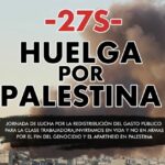 Servicios mínimos en Aragón para la Huelga por Palestina (27-S)