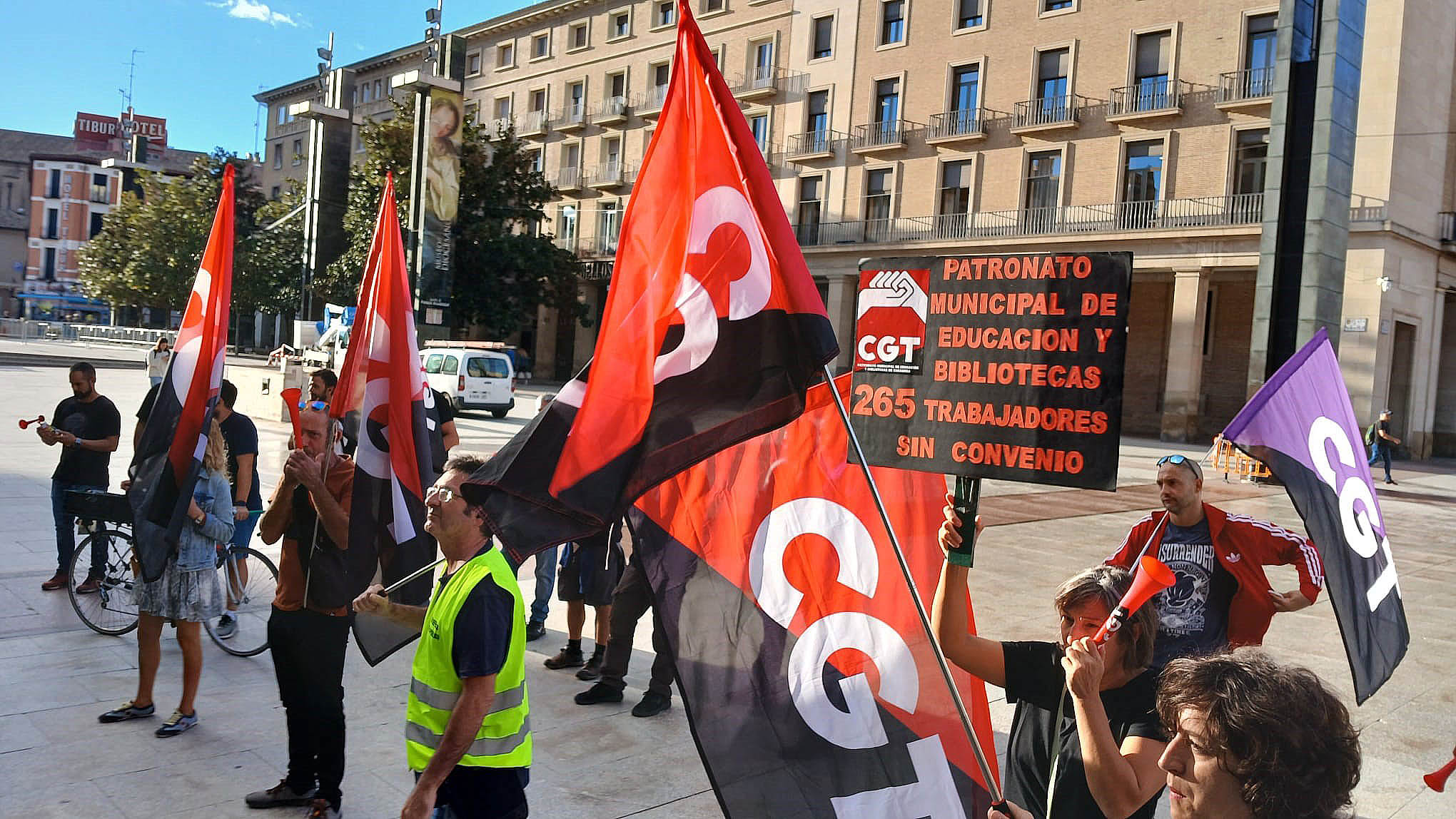 SUSPENDIDA LA JORNADA DE HUELGA EN LAS INSTALACIONES DEPORTIVAS DEL AYUNTAMIENTO DE ZARAGOZA