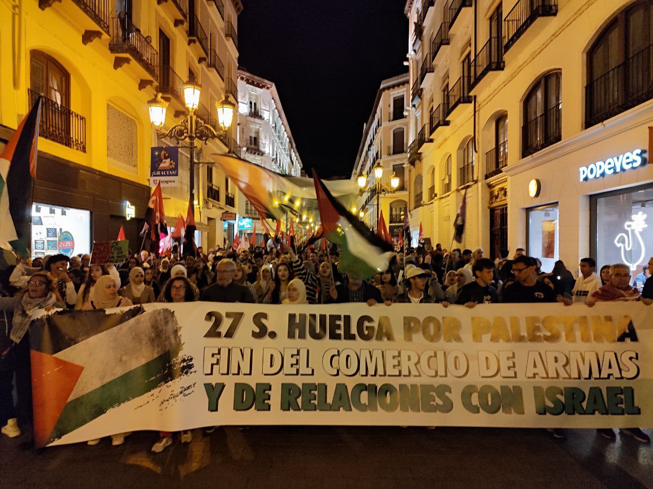 Una jornada de lucha histórica en apoyo al pueblo palestino