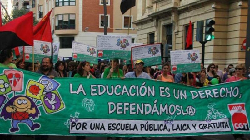 CGT Enseñanza no apoya las plantillas docentes del curso 2025-26 por considerarlas insuficientes