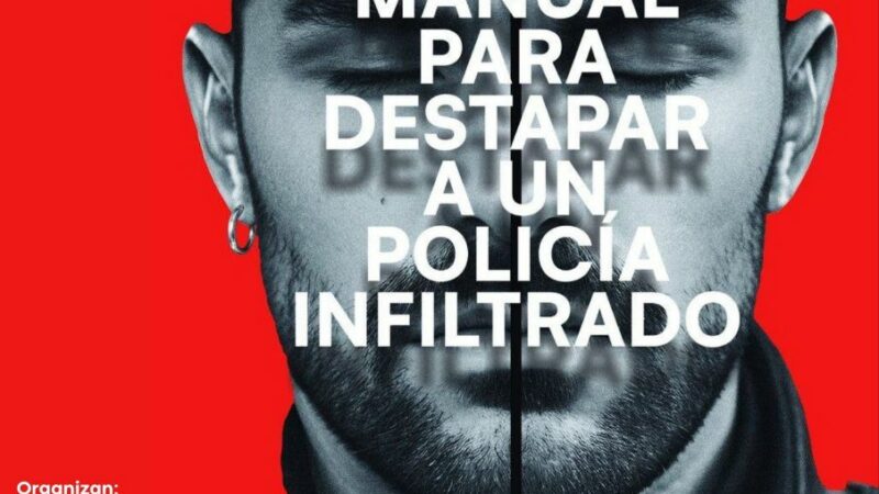 Charla presentación manual para destapar a un policía infiltrado