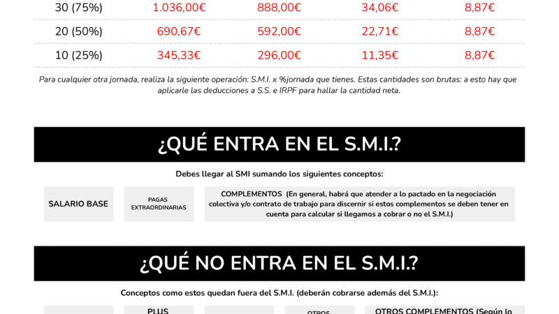 Salario Mínimo Interprofesional 2025